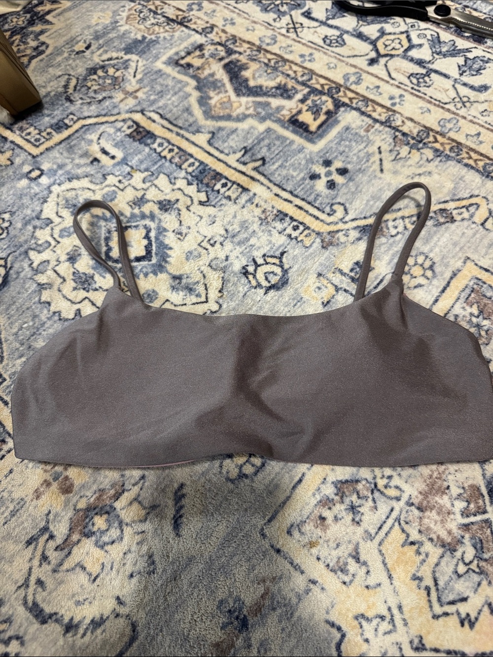 lululemon athletica Thin-Strap Bralette in Taupe Gray reversible